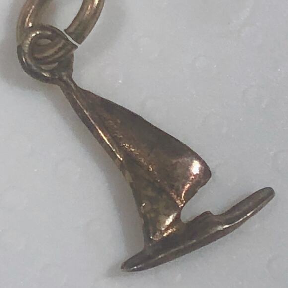 Vintage Nautical Sailor Boat Nautical SS Sailboat Charm or Pendant - Picture 6 of 6